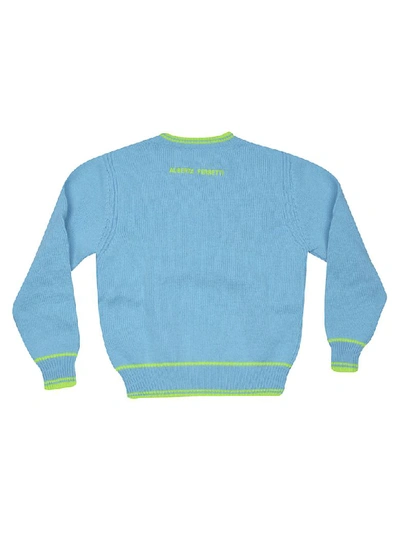 Shop Alberta Ferretti Tuesday Jumper In Turquoise/green