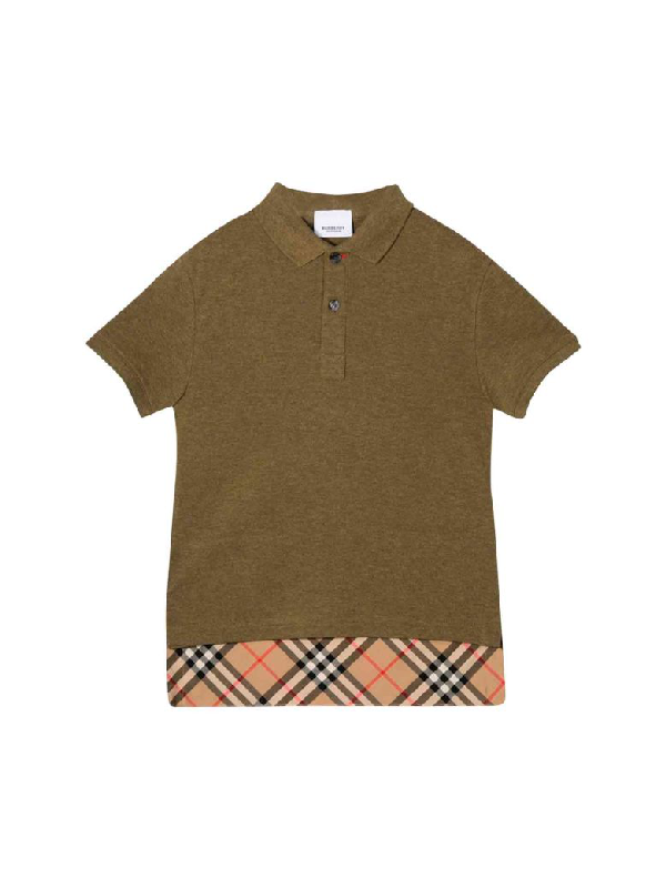 burberry polo shirt kids green