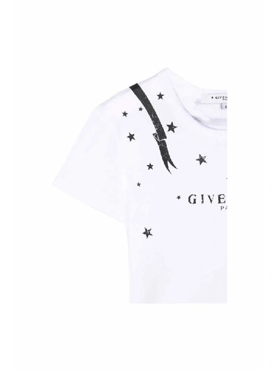Shop Givenchy Cotton T-shirt In Bianco