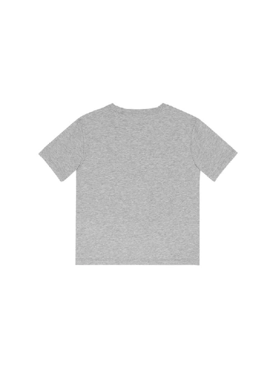 Shop Gucci Tennis T-shirt In Grigio