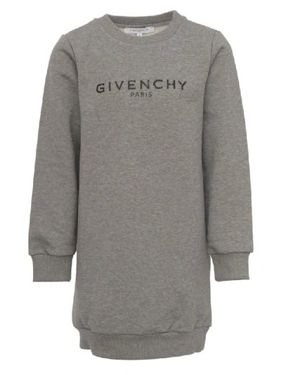 Shop Givenchy Kids Dress In Grey