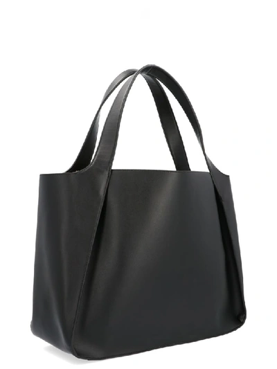 Shop Stella Mccartney The Logo Bag Bag In Black