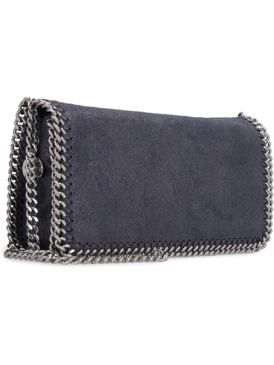 Shop Stella Mccartney Falabella Cross Body Bag In Blue