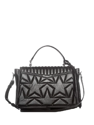 Shop Jimmy Choo Helia Top Handle Bag In Nero