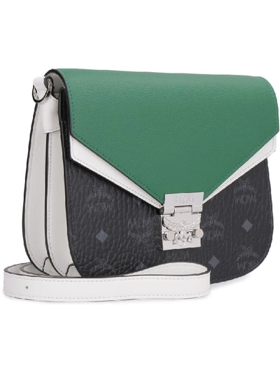 Shop Mcm Patricia Leather Crossbody Bag In Multicolor