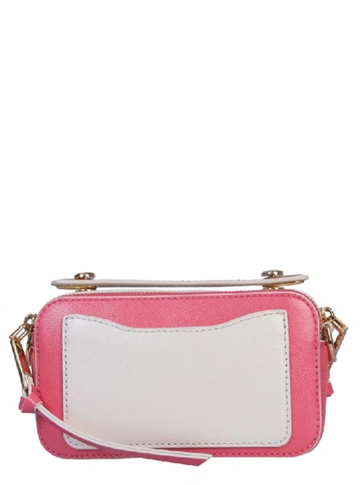 Shop Marc Jacobs Small The Sure Shot Bag In Rosa