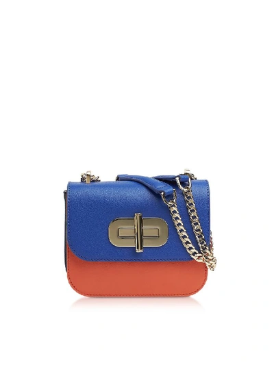 Shop Tommy Hilfiger Turnlock Mini Crossover Bag In Blue
