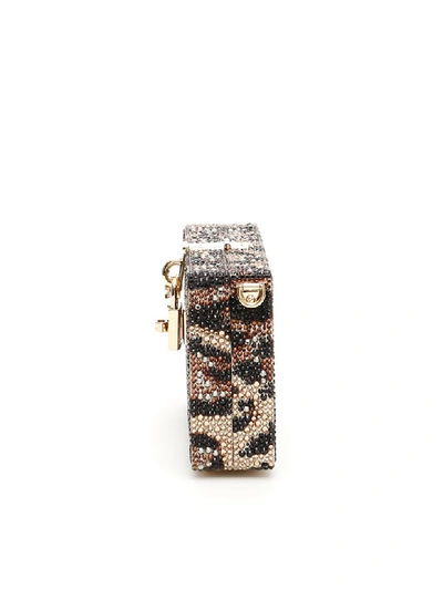 Shop Dolce & Gabbana Dolce Box Bag In Leo New (brown)
