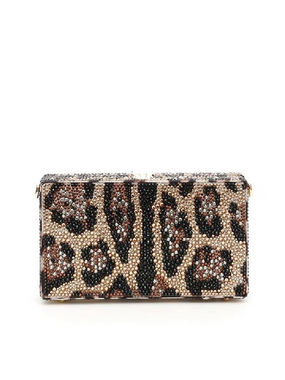 Shop Dolce & Gabbana Dolce Box Bag In Leo New (brown)