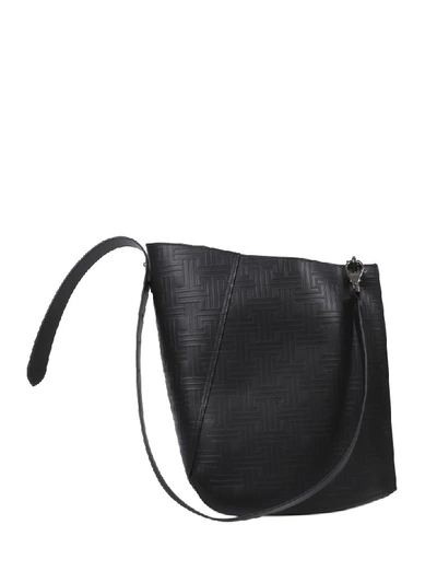 Shop Lanvin Black Hook Bucket Bag M