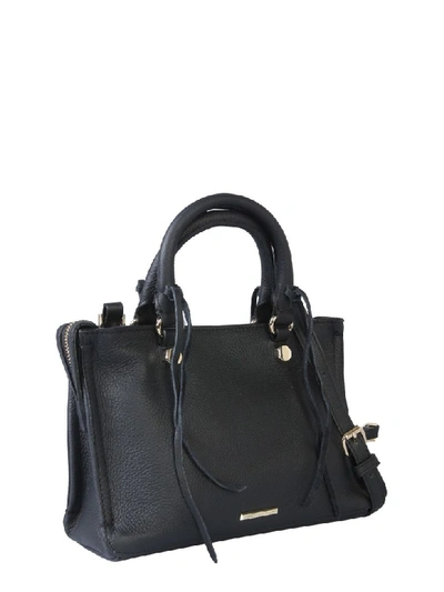 Shop Rebecca Minkoff Micro Regan Bag In Nero