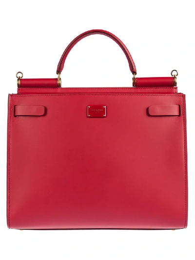 Shop Dolce & Gabbana Classic Tote In Poppy Red