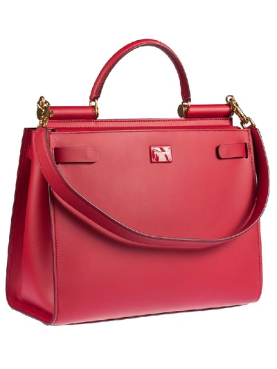 Shop Dolce & Gabbana Classic Tote In Poppy Red