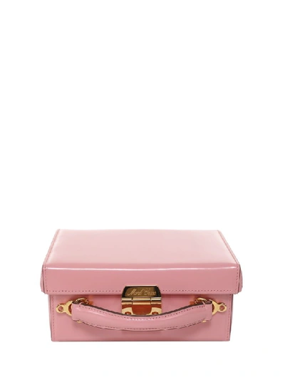 Shop Mark Cross Pink Grace Small Box Bag