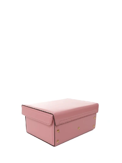 Shop Mark Cross Pink Grace Small Box Bag