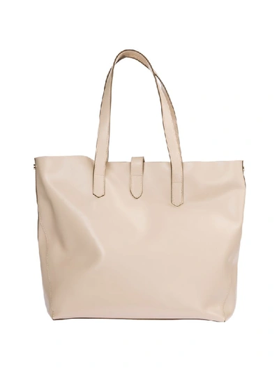 Shop Hogan Allura Shoulder Bag In Beige