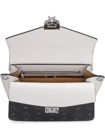 Shop Mcm Leather Shoulder Bag In Multicolor