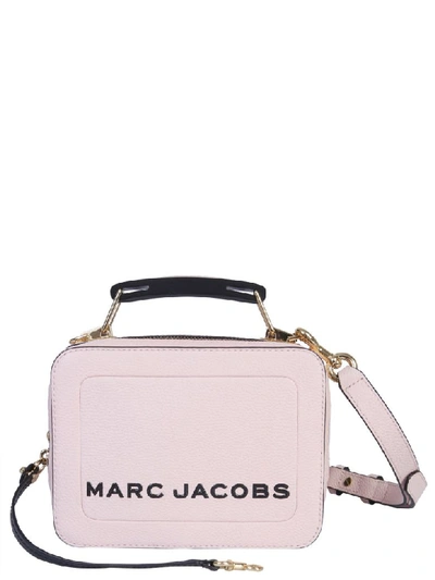 Shop Marc Jacobs Mini The Textured Box Bag In Cipria