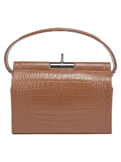 Shop Gu De Milky Handbag In Camel