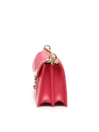 Shop Miu Miu Medium Miu Confidential Shoulder Bag In Magenta (fuchsia)