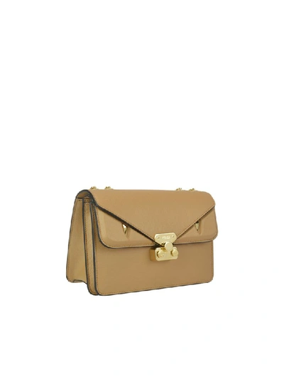 Shop Fendi Medium Bag Bugs Bag In Yellow