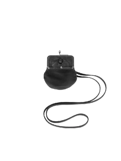 Shop Jil Sander Goji Frame Purse Micro Bag In Black