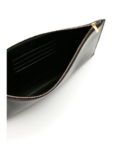 Shop The Row Flat Clutch In Black Shg (black)