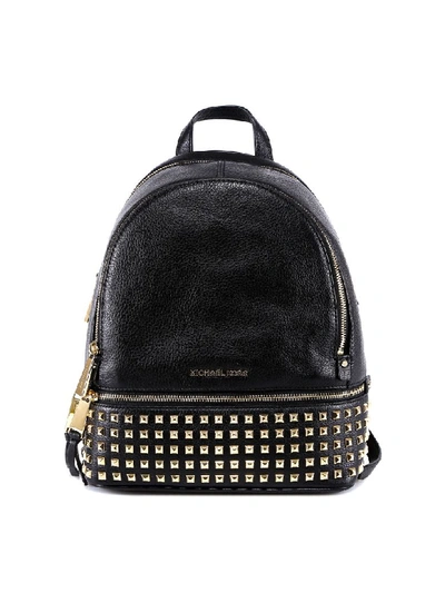 Shop Michael Kors Rhea Zip Backpack In Black