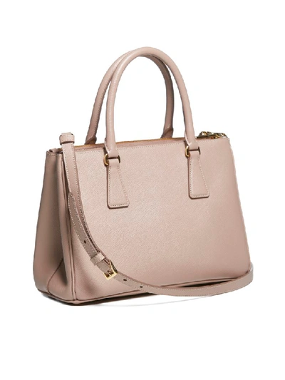 Shop Prada Tote In Cipria