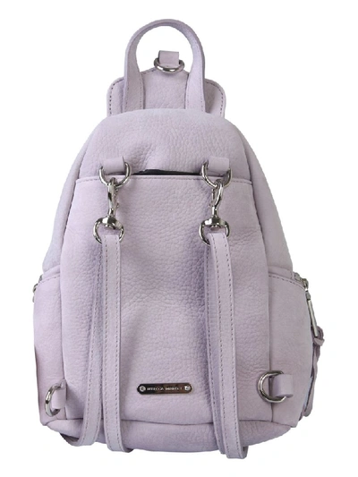 Shop Rebecca Minkoff Mini Julian Convertible Backpack In Viola