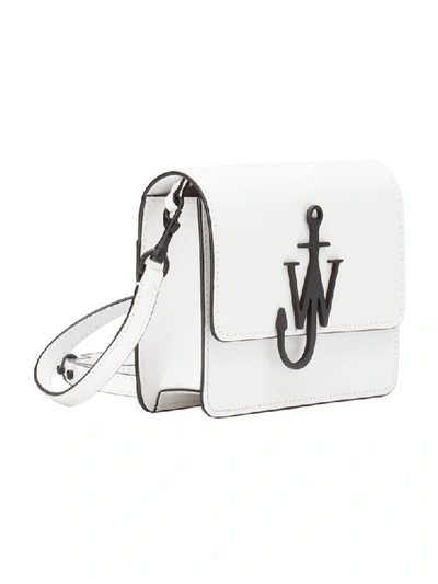 Shop Jw Anderson Logo Shoulder Bag In White