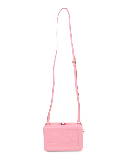 Shop Thom Browne Pink Whale Crossbody Bag