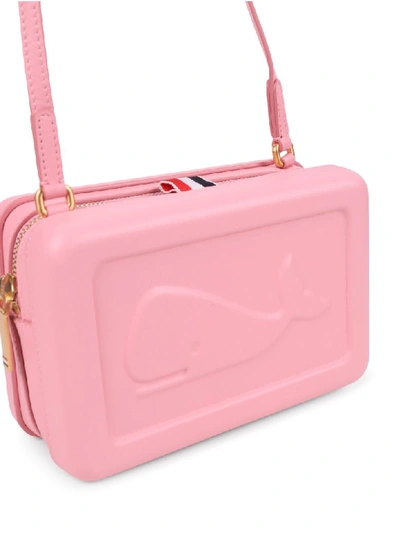 Shop Thom Browne Pink Whale Crossbody Bag