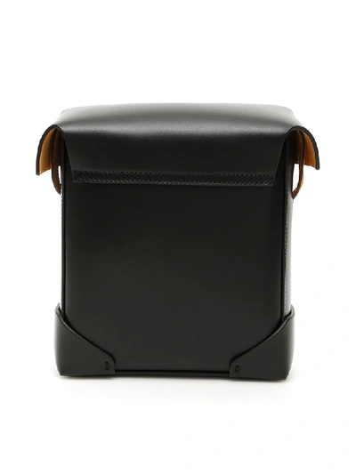 Shop Manu Atelier Mini Pristine Bag In Black Terra (black)