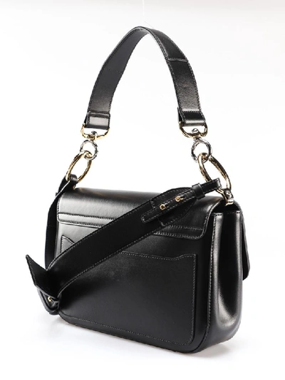 Shop Chloé Chloe C Double Shoulder Bag In Black