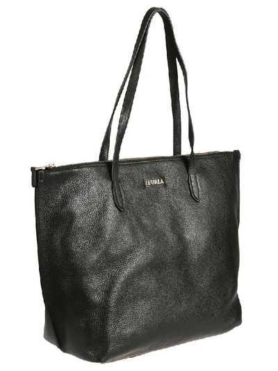 Shop Furla Luce Tote In Onyx