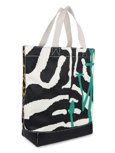 Shop Jw Anderson Printed Tote Bag In Multicolor