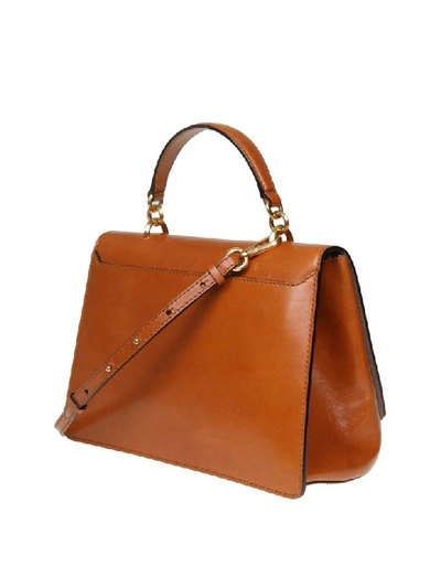 Shop Jimmy Choo Madeline Handle Leather Handle Leather Bag