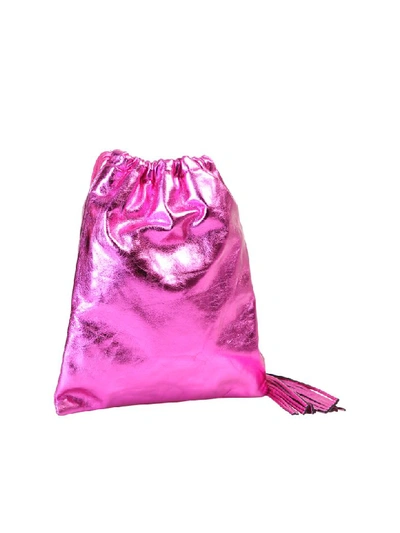 Shop Attico Lame Bag In Pink