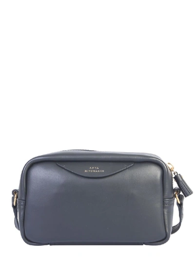 Shop Anya Hindmarch Mini Eyes Right Shoulder Bag In Nero