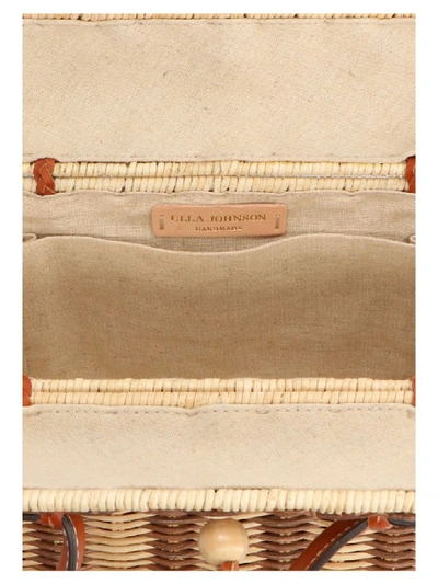 Shop Ulla Johnson Prisca Lunchbox Bag In Beige