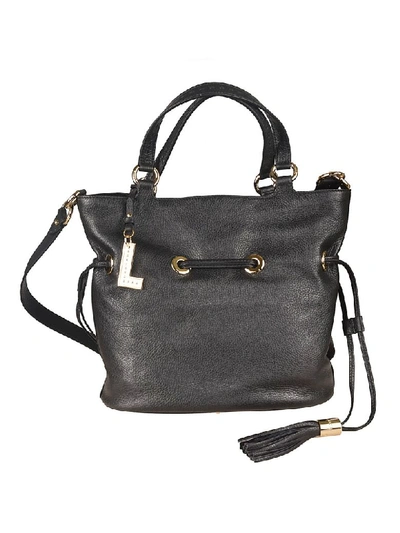 Shop Lancel Classic Laced Tote In Black