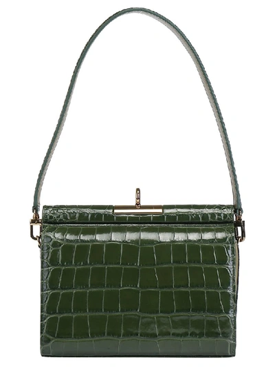 Shop Gu De Gemma Handbag In Green