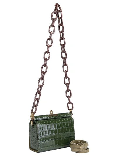 Shop Gu De Gemma Handbag In Green