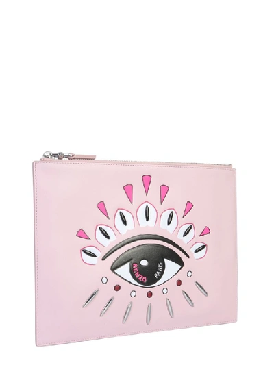 Shop Kenzo Large Pouch In Rosa