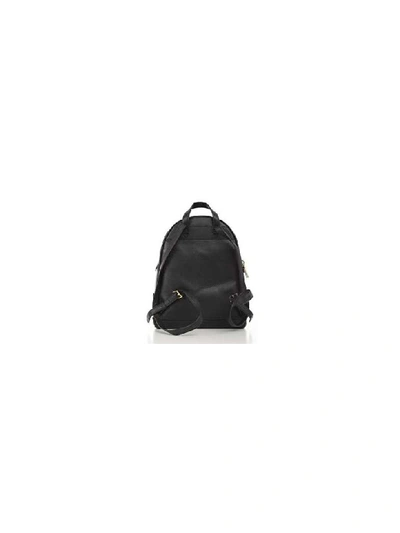Shop Michael Michael Kors Rhea Zip Md Pyr Stud Backpack In Black