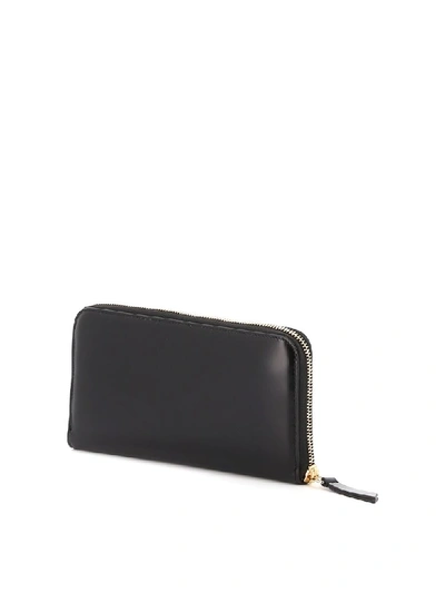 Shop Tod's Double T Black Leather Wallet In Nero