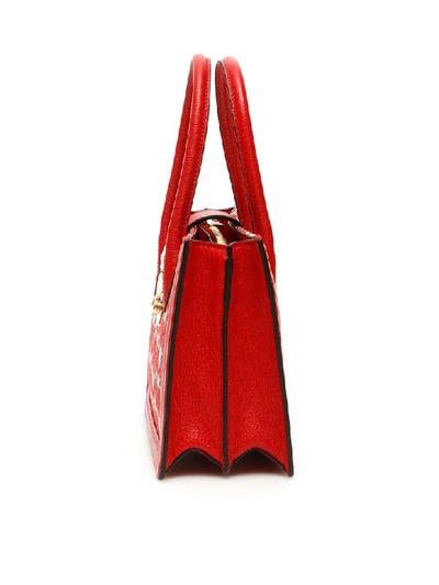 Shop Miu Miu Miu Confidential Bag In Corda Rosso (red)