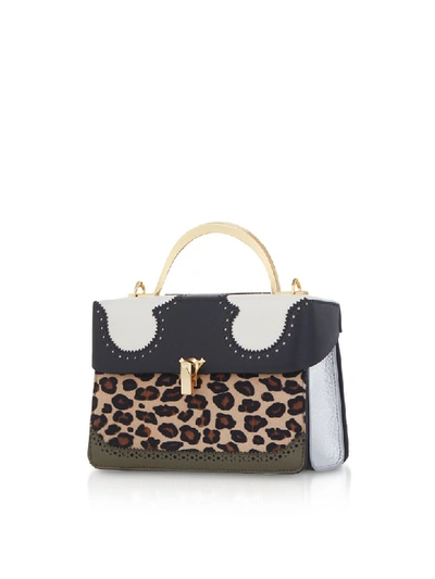 Shop The Volon Leopard Print Data Alice 2 Bag In White