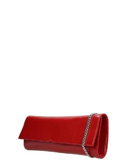 Shop Giuseppe Zanotti Lorelai Clutch In Red Leather